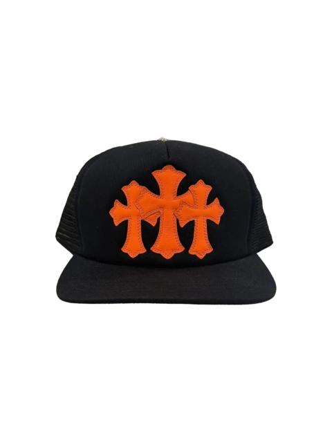 Chrome Hearts St. Barth Cemetery Trucker Hat "Orange/Black" CHRM1122