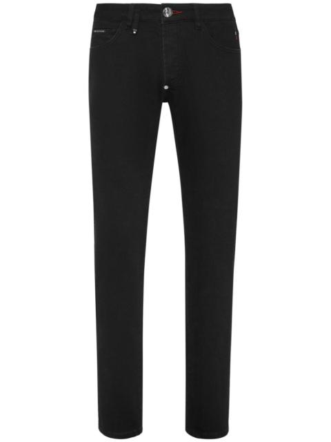 PHILIPP PLEIN paint-splatter straight-leg jeans