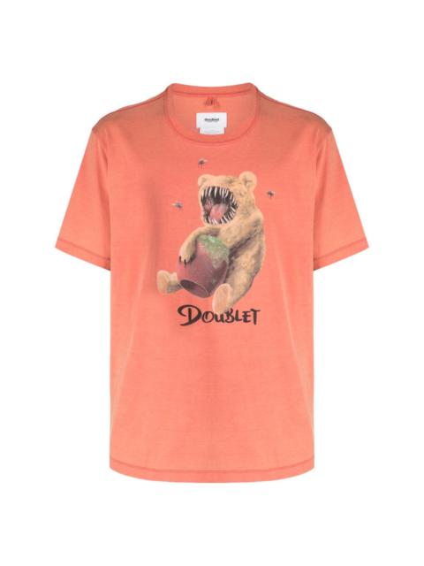 doublet graphic-print cotton T-shirt