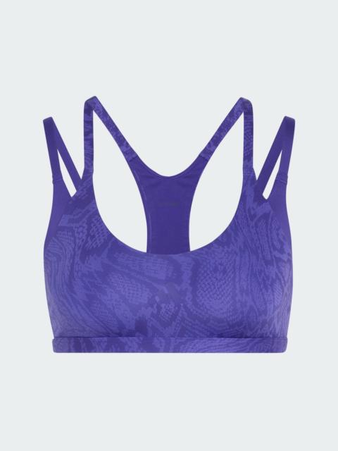 adidas Optime Workout Snake Strappy Lite Support Bra