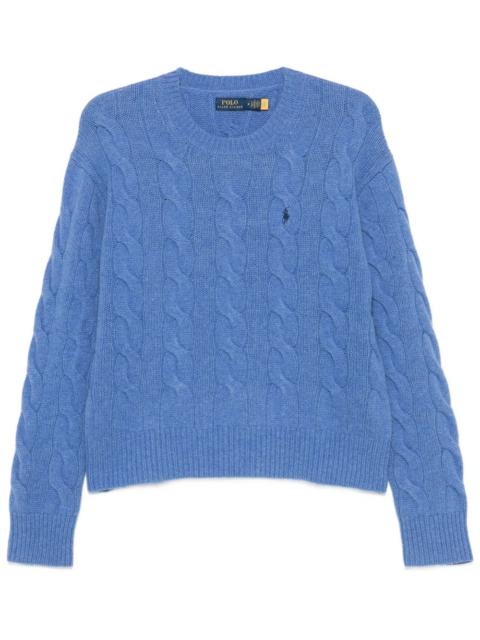 Polo Ralph Lauren CABLE KNIT WOOL AND CASHMERE SWEATER