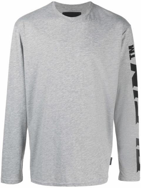 PHILIPP PLEIN logo-print long-sleeved T-shirt