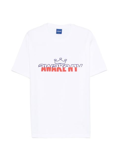 AWAKE NY Headcrack Champs logo T-shirt