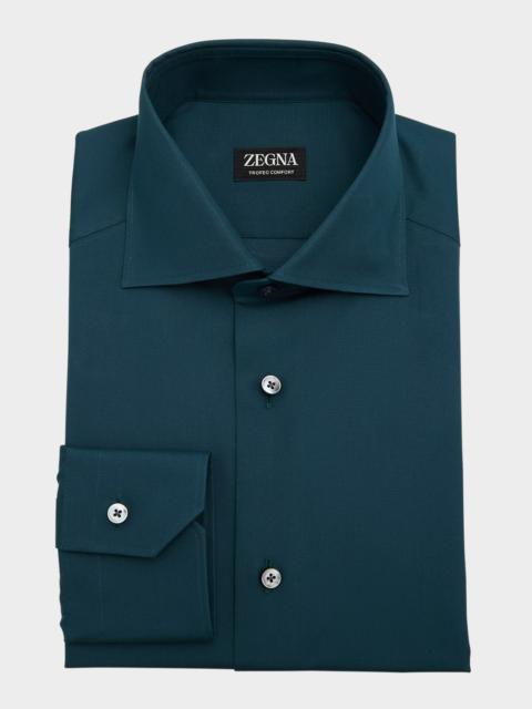 ZEGNA Men's Trofeo Comfort Cotton Dress Shirt