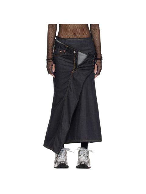 Indigo Levi's Edition Denim Midi Skirt