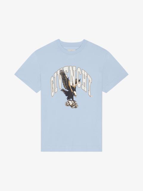 SLIM FIT T-SHIRT IN COTTON WITH GIVENCHY EAGLE PRINT