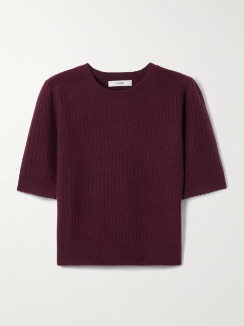 FRAME Pointelle-knit Cashmere Sweater