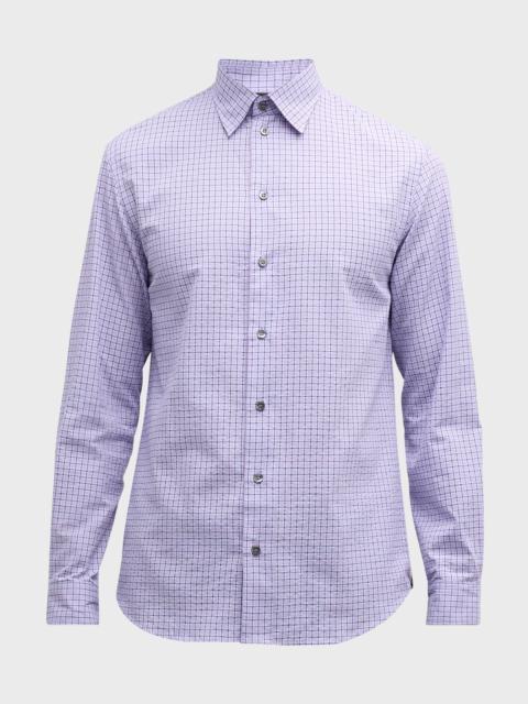 Men's Cotton Check Sport Shirt