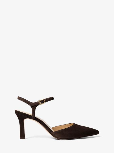 MICHAEL KORS Amara Suede Slingback Pump