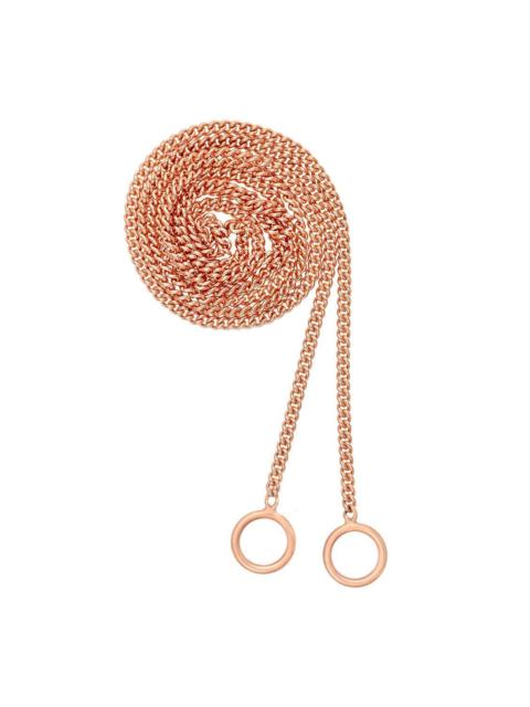 MARLA AARON Not So Heavy Curb Chain - Rose Gold - 16in