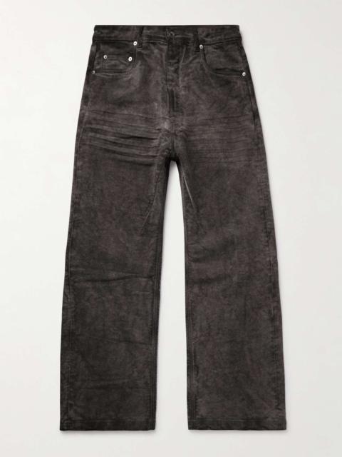 Geth Wide-Leg Cotton-Moleskin Jeans