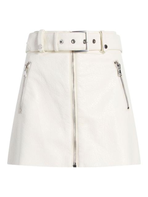 Cinq à Sept belted zip saffira skirt