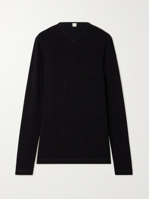 TOTEME Jacquard-knit Top