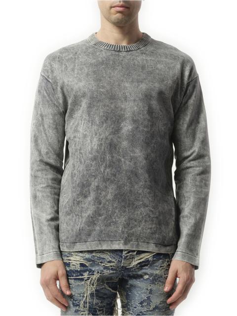 Diesel Marble Effect Sweater in Grey