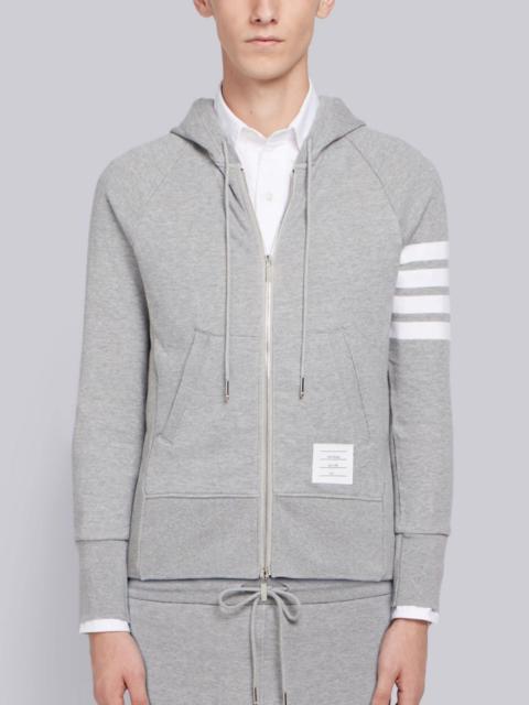 Thom Browne 4-Bar zip-up hoodie