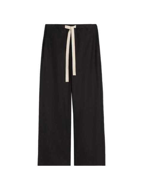'S Max Mara Smmargento cotton drawstring trousers