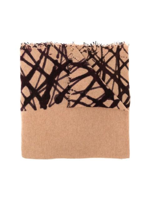 Faliero Sarti graphic-print cotton scarf