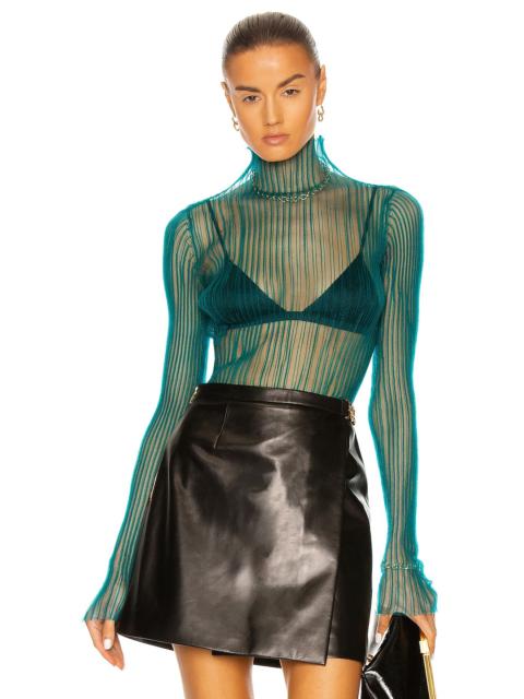 AISLING CAMPS Mist Turtleneck Top