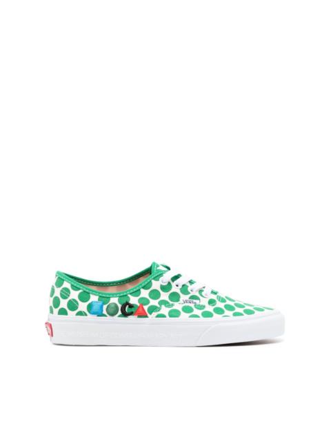 Vans x MOCA Authentic polka-dot cotton sneakers