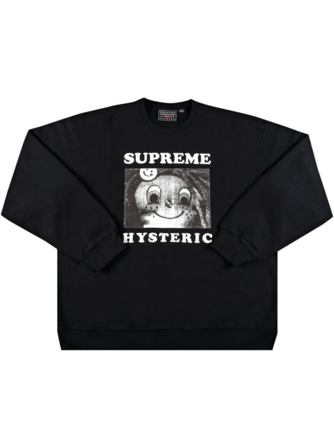 Supreme 대 x Hysteric Glamour Crewneck '블랙 이름 *