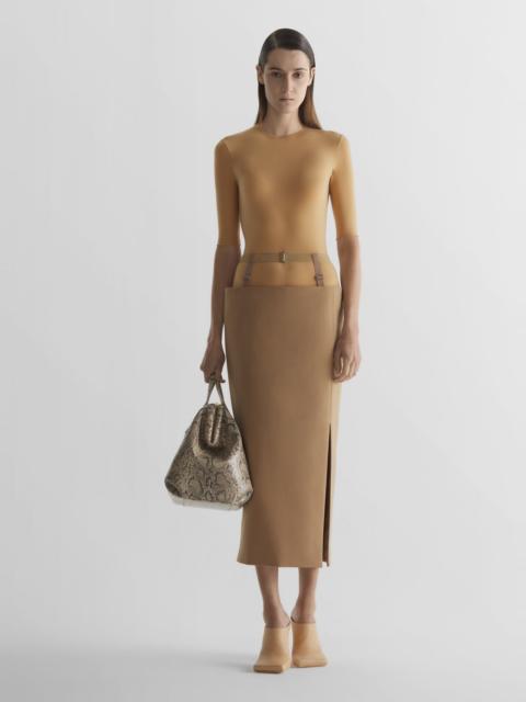 MUGLER Suspended pencil skirt