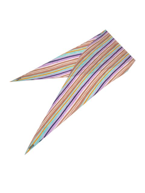 TOUS Hazelnut-colored silk Scarf TOUS Summer Holidays