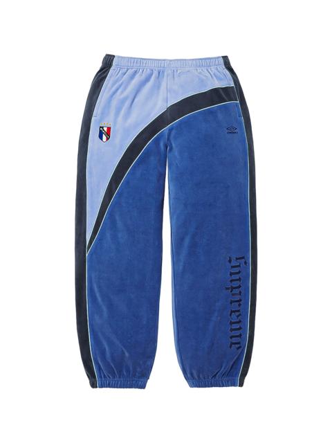 Supreme Umbro Velour Track Pants "FW26 - Blue" SU28558
