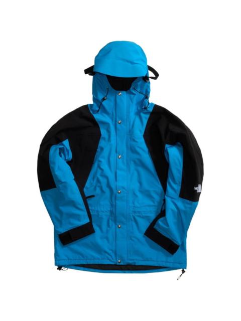 The North Face logo-embroidered hooded coat