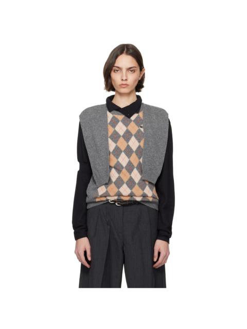 HODAKOVA geometric-pattern vest