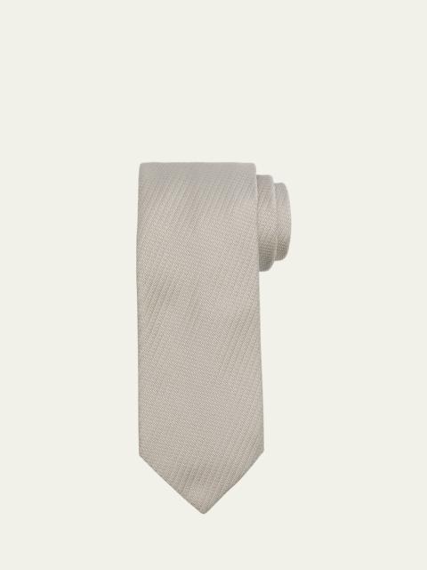 Men's Textured Silk Tie