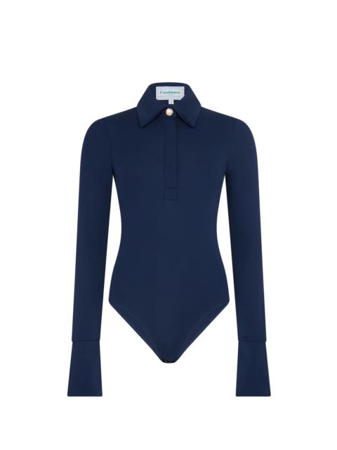 CASABLANCA Crepe Bodysuit
