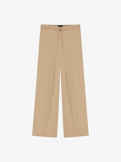 Givenchy EXTRA WIDE CHINO PANTS IN CANVAS