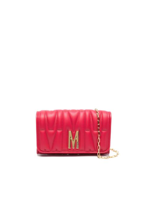 logo-quilted crossbody bag