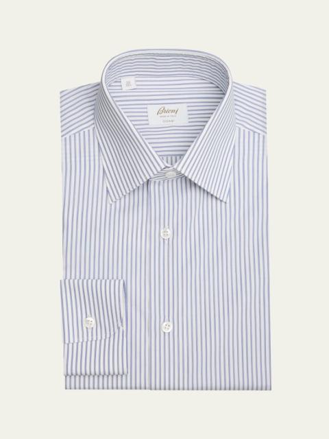 Brioni Men's Cotton Pinstripe Dress Shirt