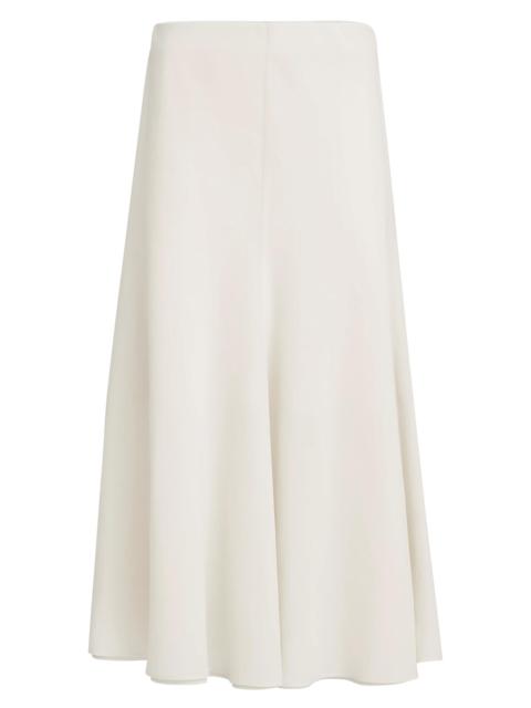 Brunello Cucinelli Women's Cotton Organza Skirt - Milk