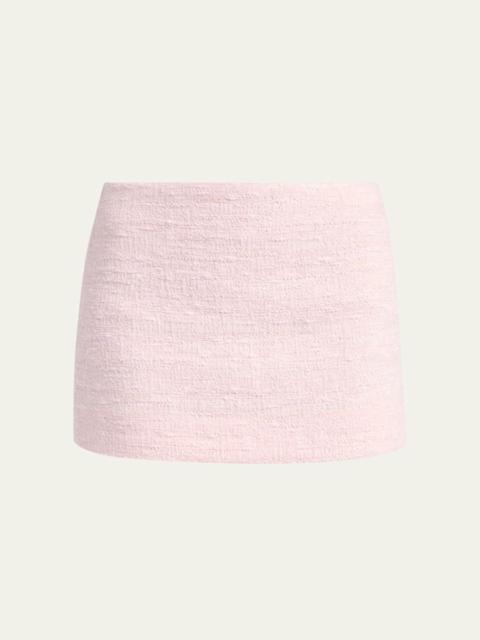 Valentino Boucle Tweed Mini Skirt