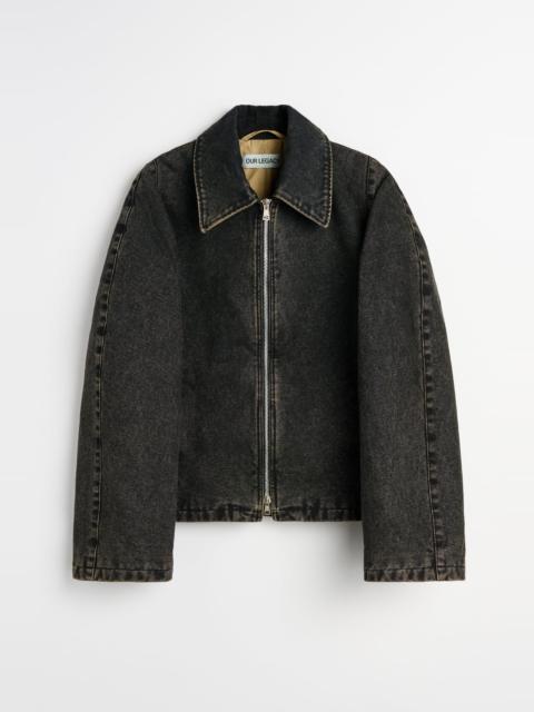 Our Legacy Cinched Jacket Deep Blue Indigo Canvas
