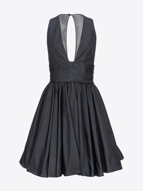 PINKO MINI TAFFETA DRESS