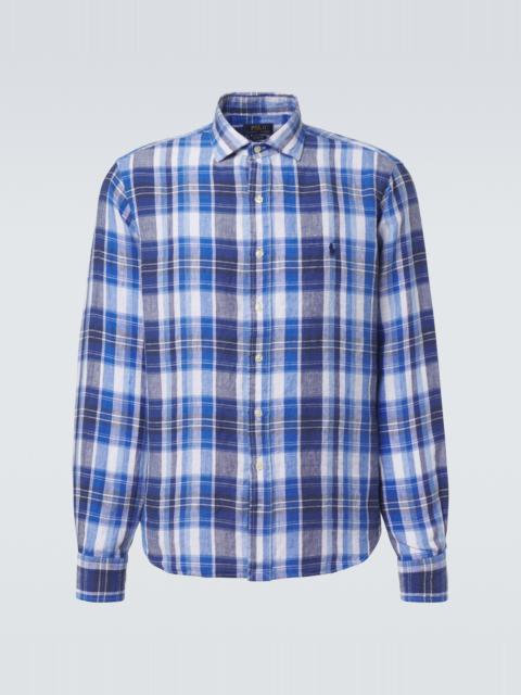 Polo Ralph Lauren Checked linen shirt
