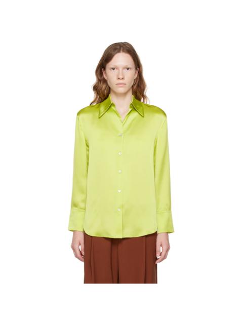 Vince Green Ruched Shirt