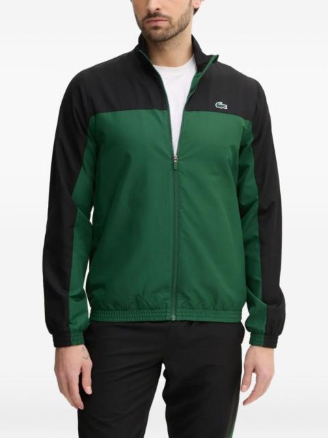 LACOSTE colour-block zip-up tracksuit