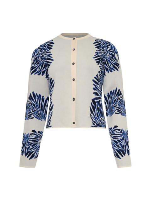 ULLA JOHNSON Carina Knit Jacquard Cardigan