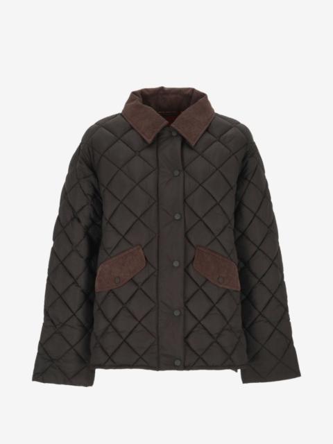 Save The Duck Jodie corduroy-collar puffer jacket