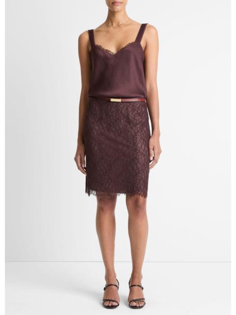 Vince Lace Short Skirt