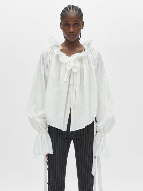 Ann Demeulemeester Stee Ruffled Top
