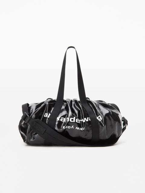 Alexander Wang PRIMAL DUFFEL IN SHINY NAPPA LEATHER