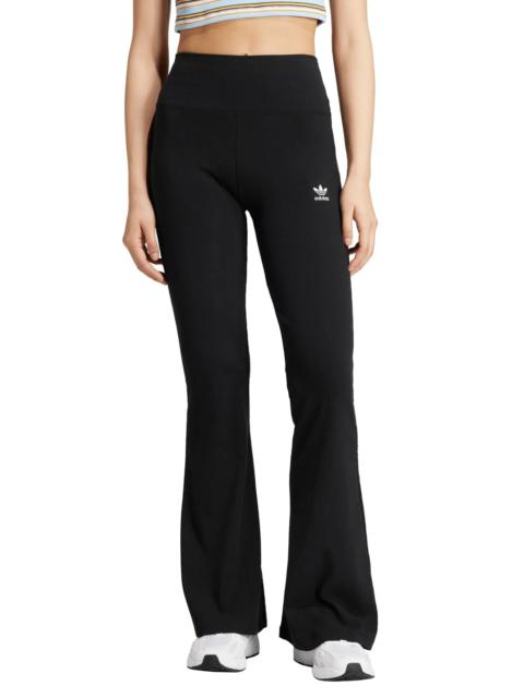 Trefoil Essentials Rib Flare Leggings