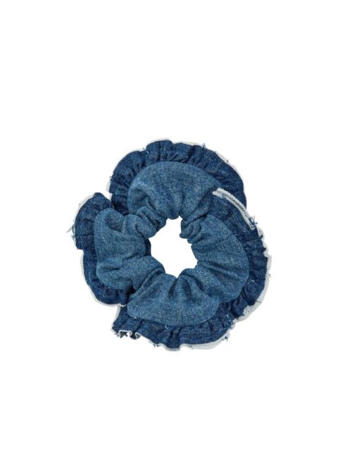 GANNI frayed scrunchie