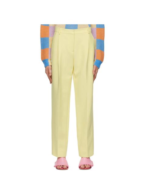 STINE GOYA Yellow Frankie Trousers