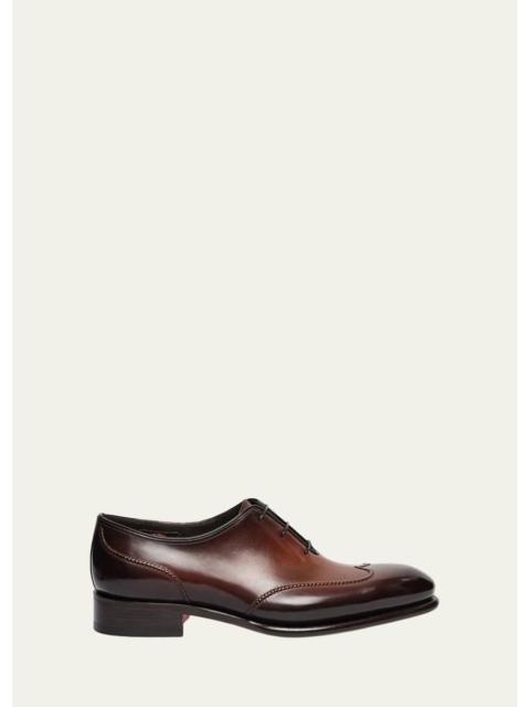 Santoni Men's People Wingtip Leather Oxfords